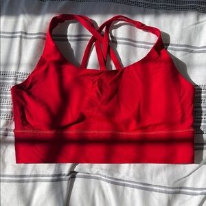 Lululemon Athletica Bold Red Sports Bra